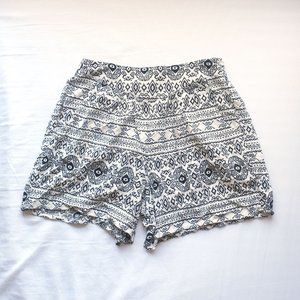 Women's Rayon Bohemian Print Shorts